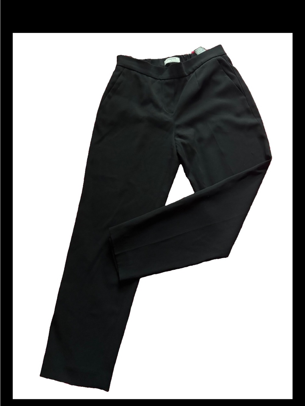 Babaton Black Trousers with Elastic Waistband